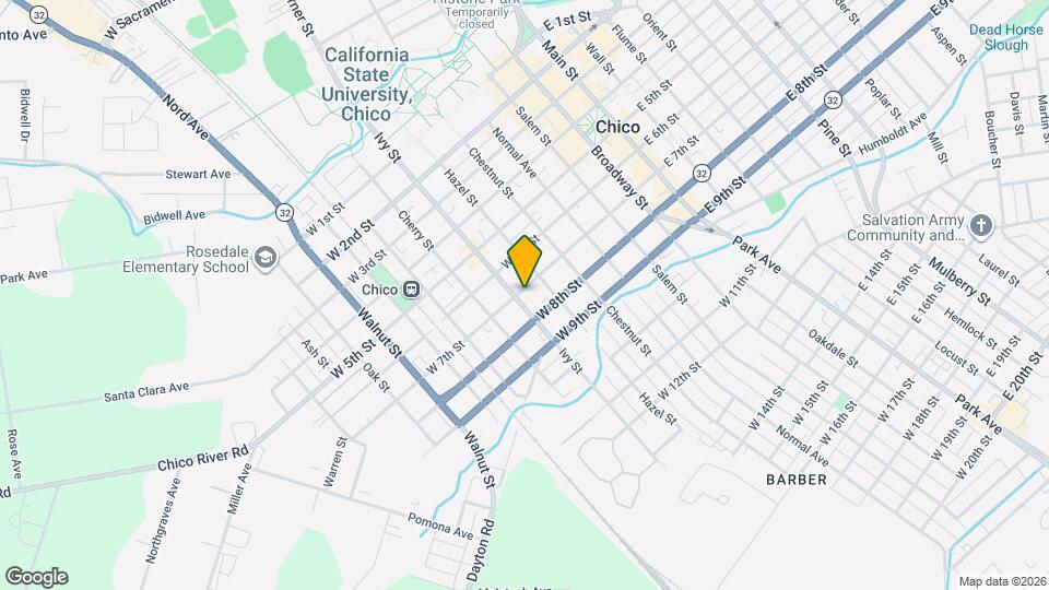 709 Ivy St Map and Location Details