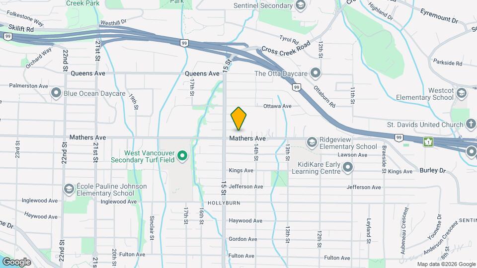 1451 Mathers Ave Map and Location Details