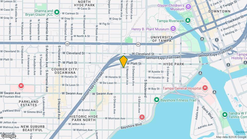 400 S Willow Ave Map and Location Details