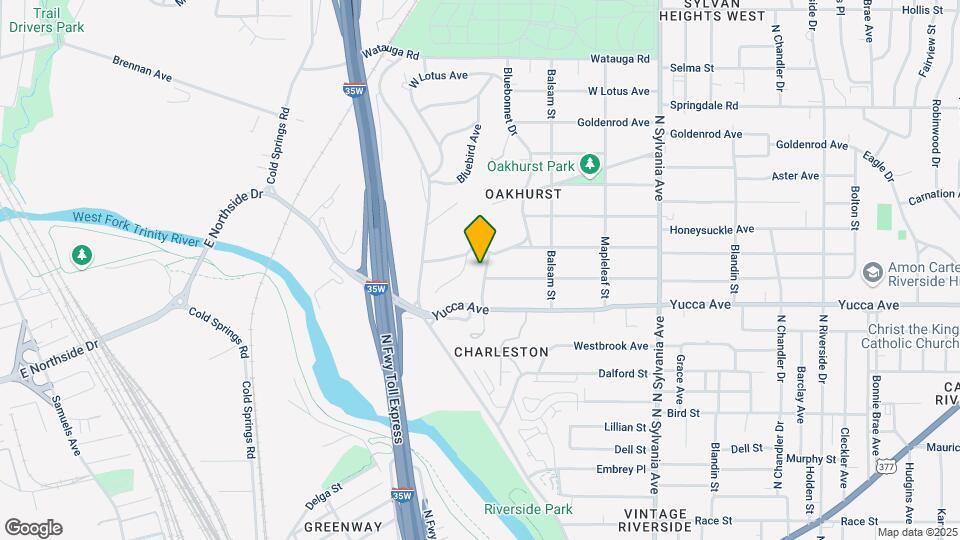 1405 Bluebonnet Dr Map and Location Details