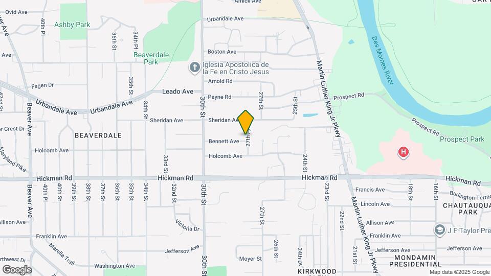 2731 Bennett Ave Map and Location Details