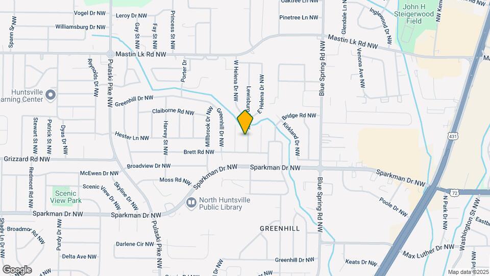 3107 Lewisburg Dr NW Map and Location Details