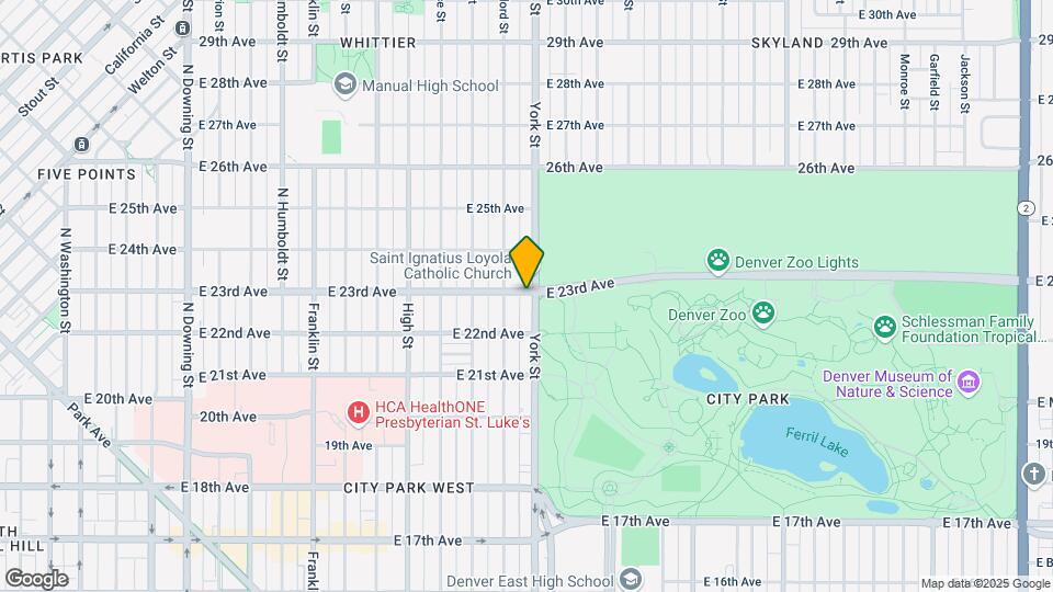 2261 N York Ct Map and Location Details