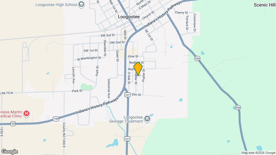 207 Cedar St Mapa y Detalles de la Ubicación