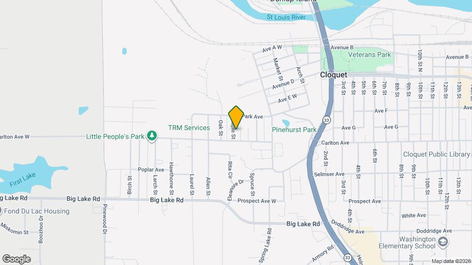 622 Maple St Map and Location Details