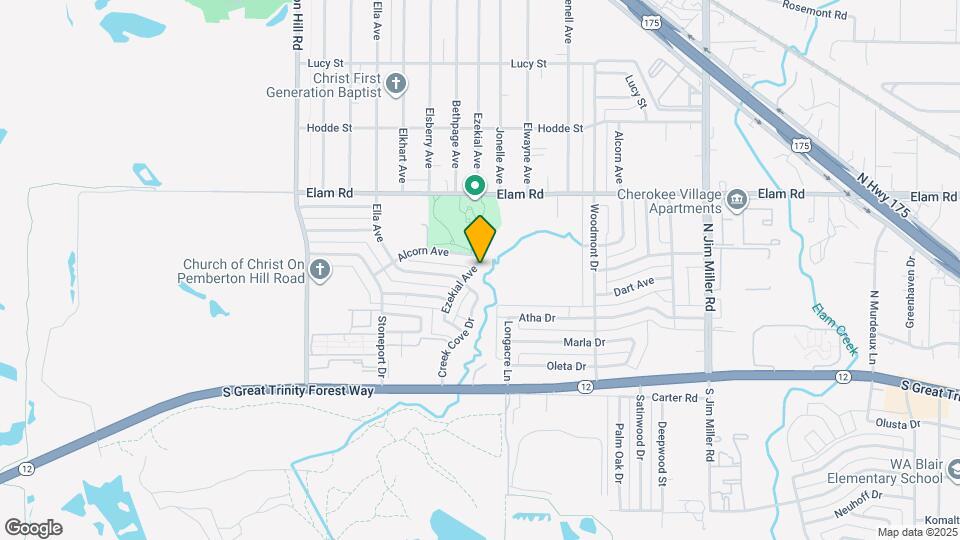 320 Ezekial Ave Mapa y Detalles de la Ubicación