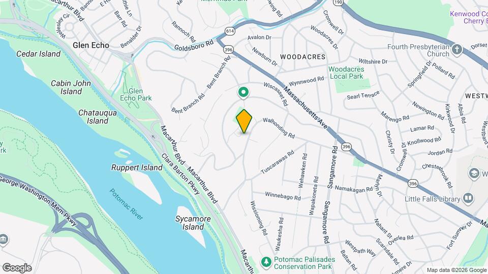 5517 Mohican Rd Map and Location Details