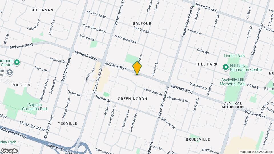 96 Mohawk Rd E Map and Location Details