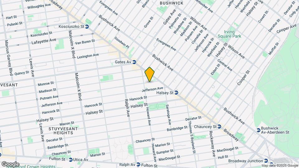 1050 Putnam Avenue Mapa y Detalles de la Ubicación