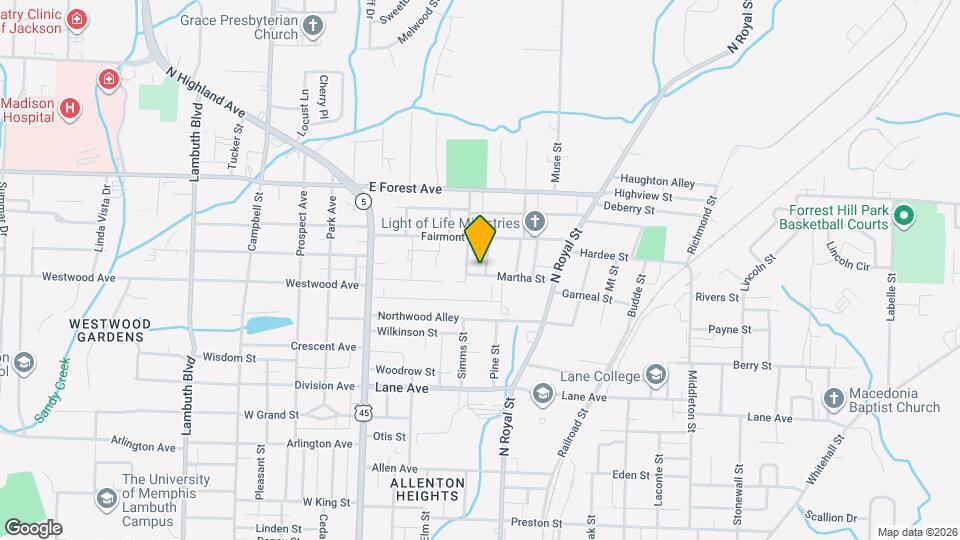 101 North St Map and Location Details