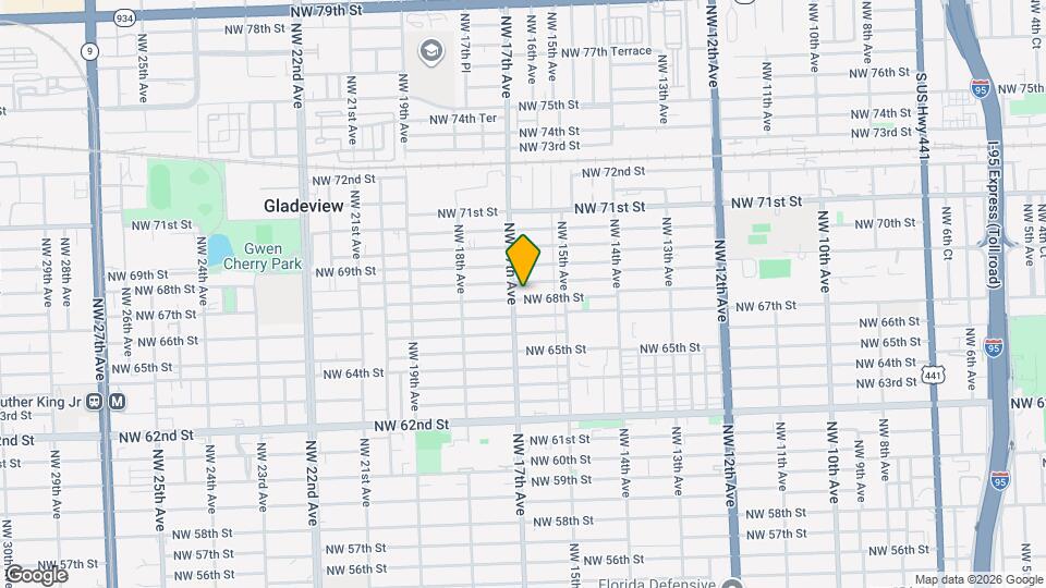 1579 NW 68th St Map and Location Details