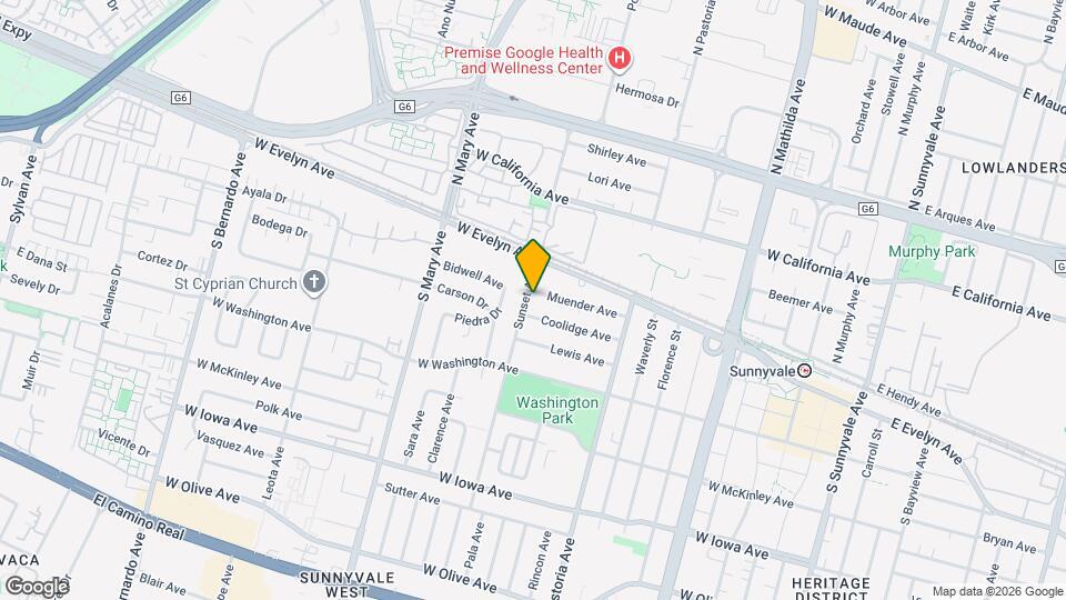 128 Sunset Ave Mapa y Detalles de la Ubicación