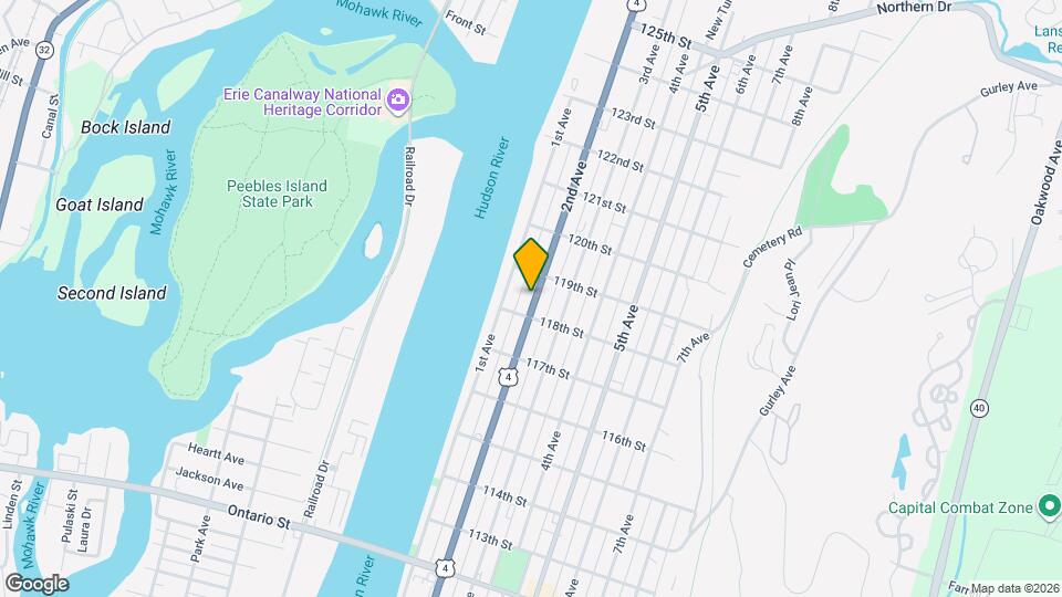 675 2nd Ave, Unit 675 2nd Avenue, Troy, NY, 12182 Map and Location Details