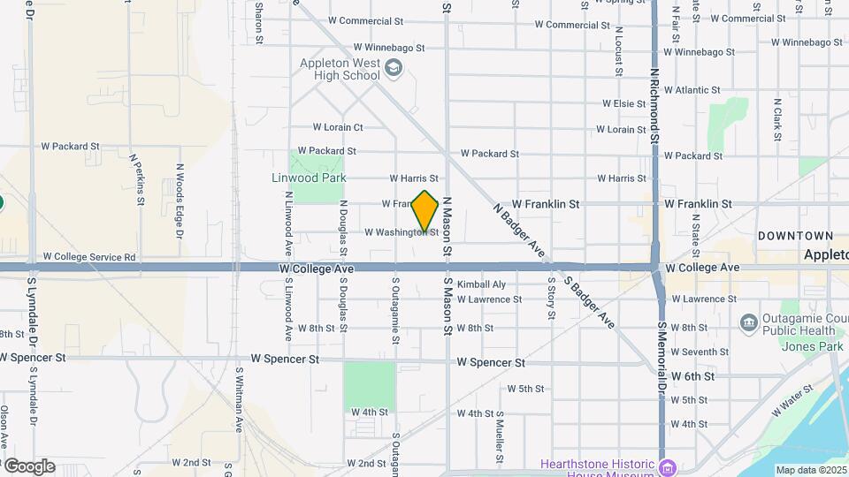 1327 W Washington St Map and Location Details