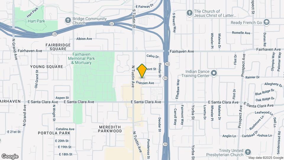 2414 N Ponderosa St Map and Location Details