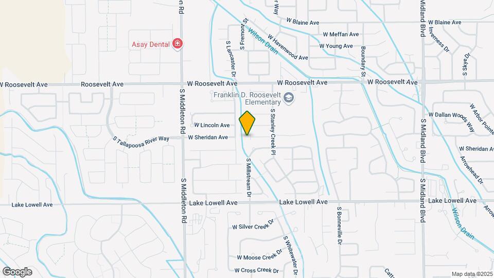 2157 W Blakes Creek Ave Map and Location Details