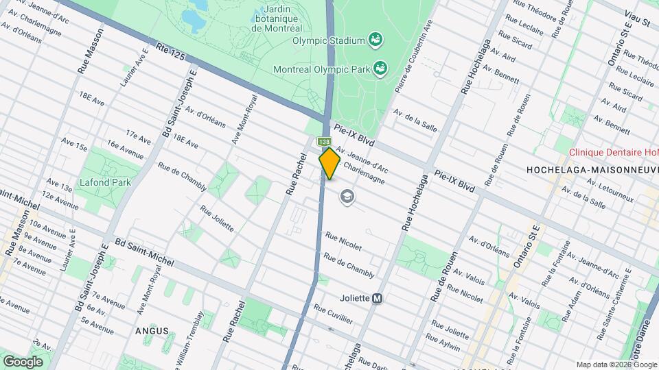 3870-3874 Sherbrooke E Map and Location Details