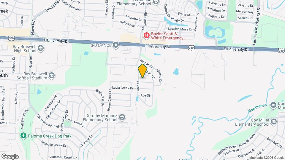 3209 Appleton St Map and Location Details