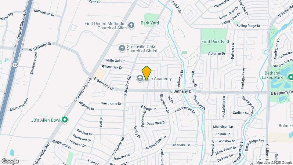 734 Fairlawn St Map and Location Details