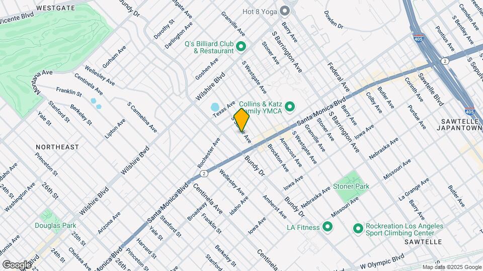 1433 S Saltair Ave Map and Location Details