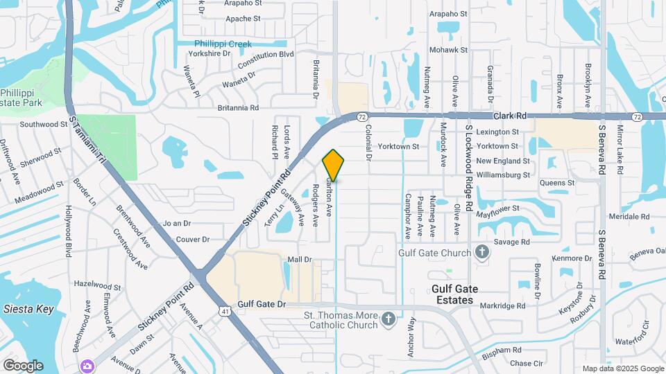 6057 Carlton Ave Map and Location Details