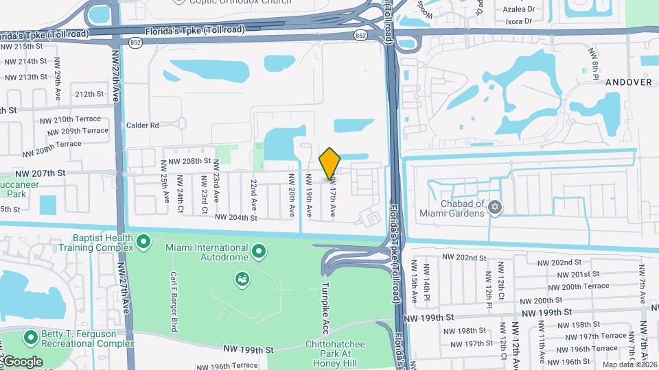 20560 NW 17th Ave Map and Location Details