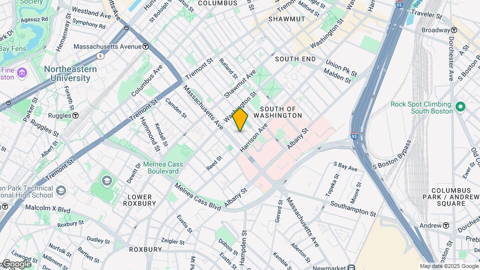 39 E Springfield St, Unit 1 Map and Location Details