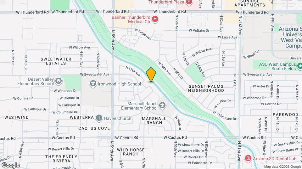 12527 N 57th Ave Map and Location Details