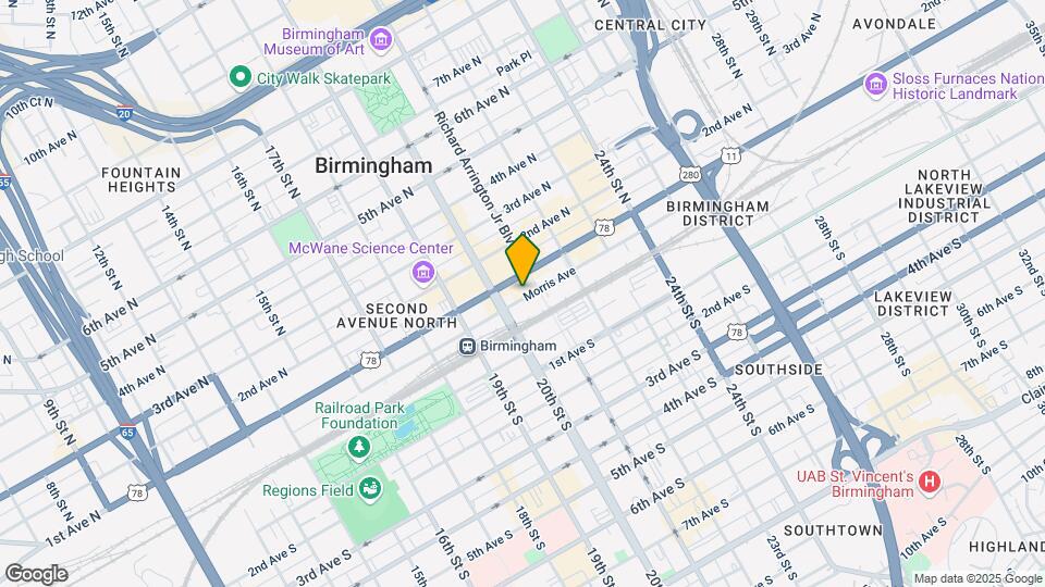 2018 Morris Ave Map and Location Details