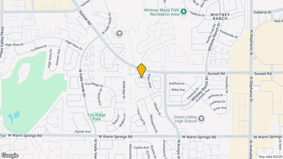 1718 Comstock Dr Map and Location Details