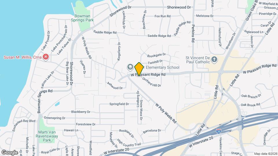 6332 Orchard Hill Dr Map and Location Details