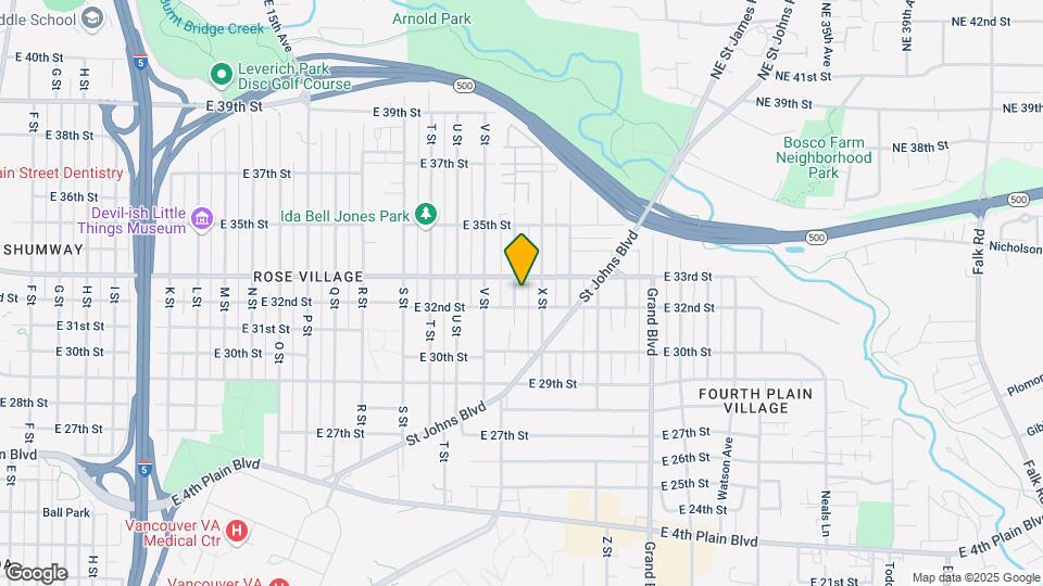 3209 W St, Unit Apt B Map and Location Details
