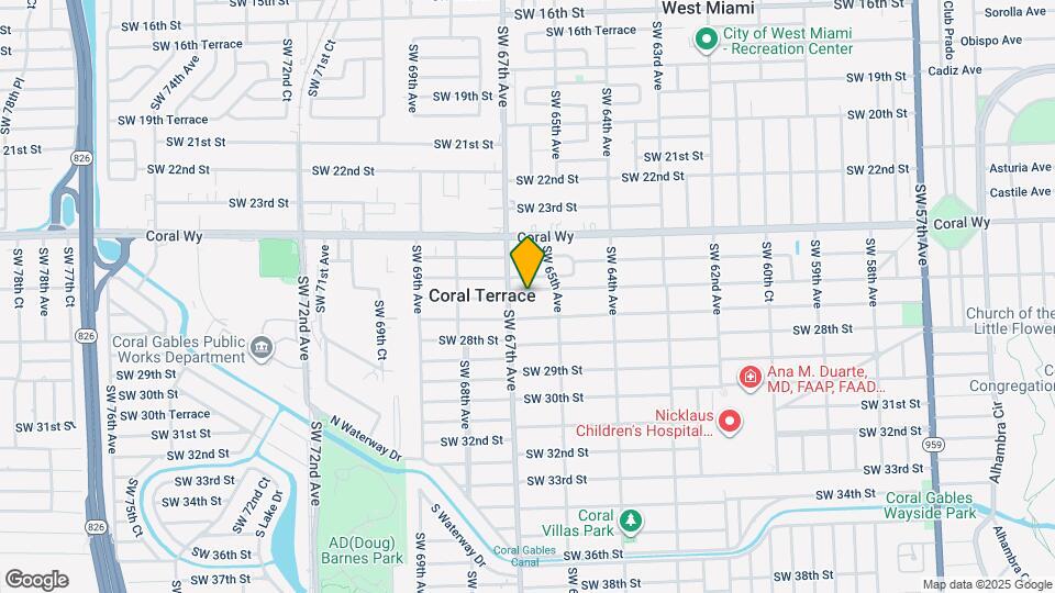 6560 SW 26th St Map and Location Details