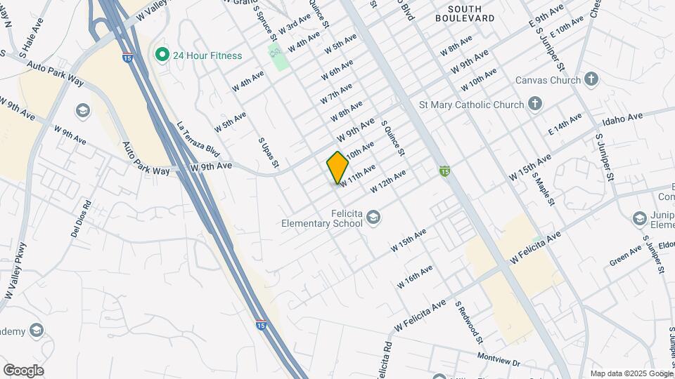 849-853 W 11th Ave Mapa y Detalles de la Ubicación