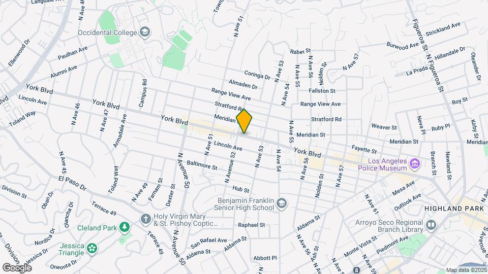 5214 York Blvd Map and Location Details