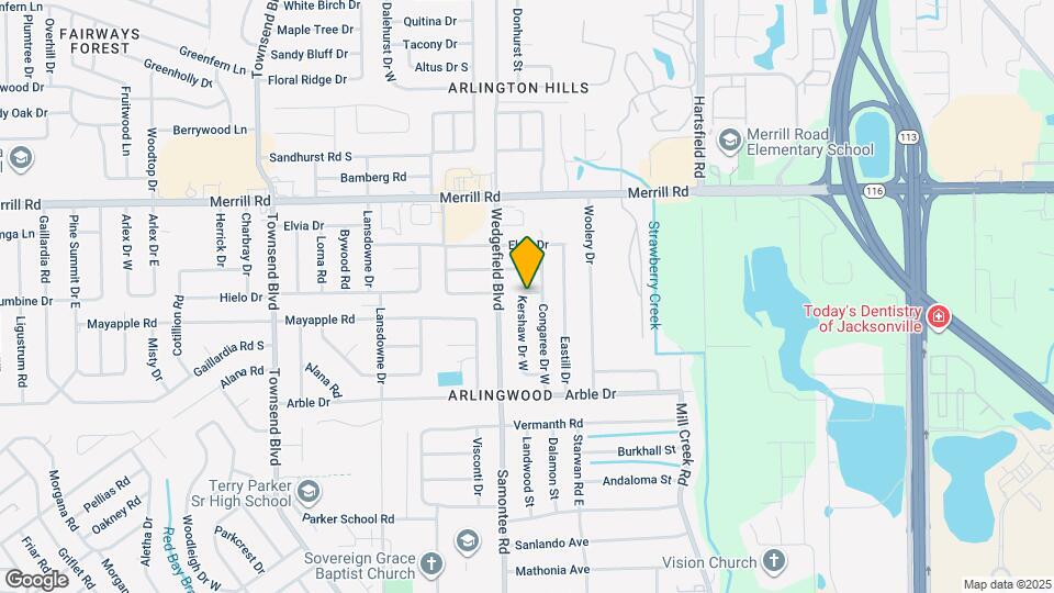 2625 Kershaw Dr W Map and Location Details