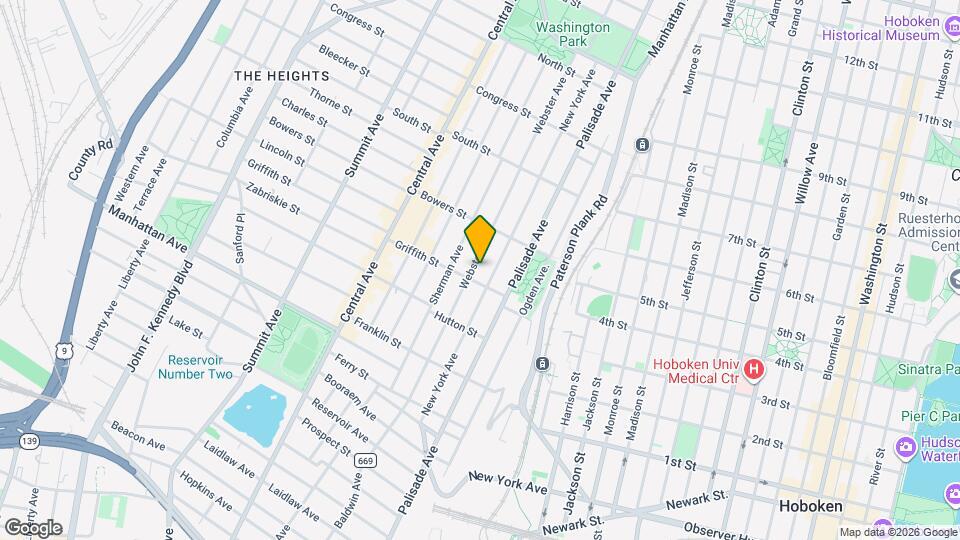 184 Webster Ave Map and Location Details