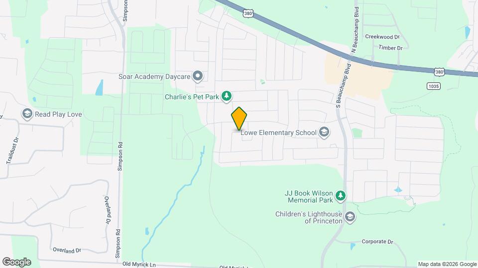 512 Birch Ave Map and Location Details