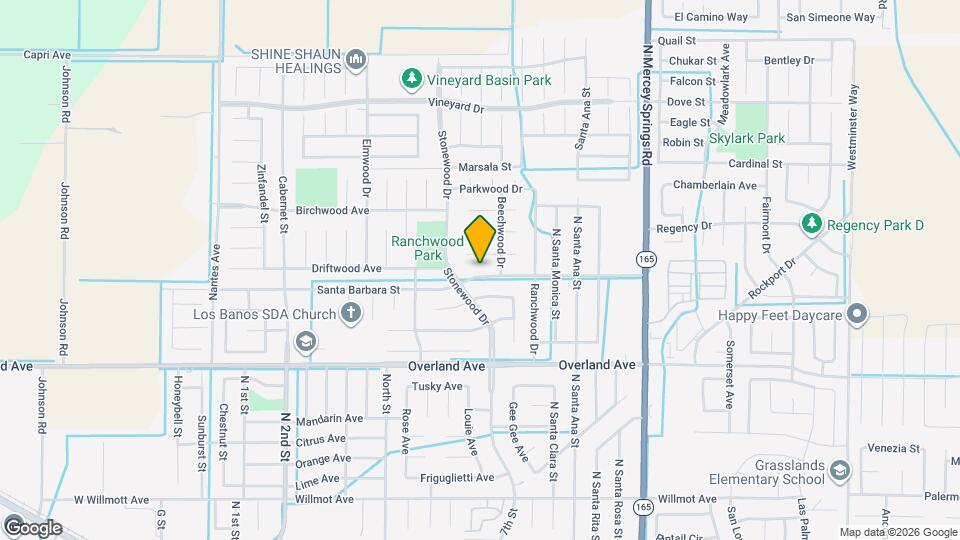 1018 Santa Barbara St Map and Location Details