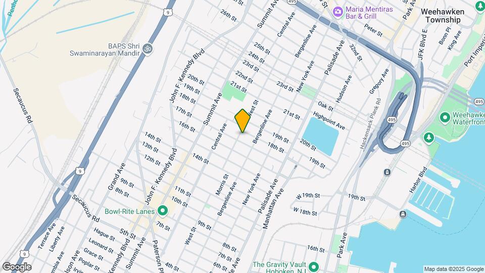 1708 West St Map and Location Details