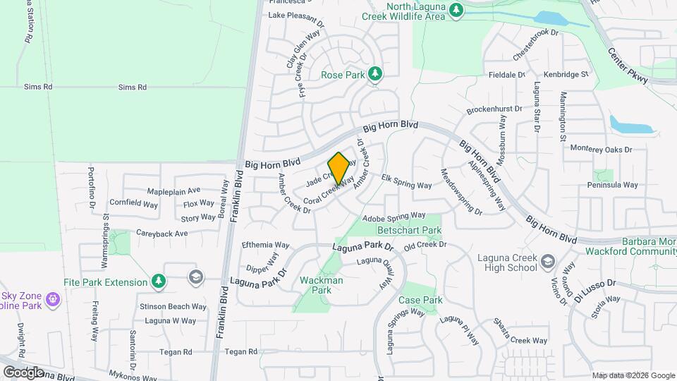 5506 Coral Creek Way Mapa y Detalles de la Ubicación