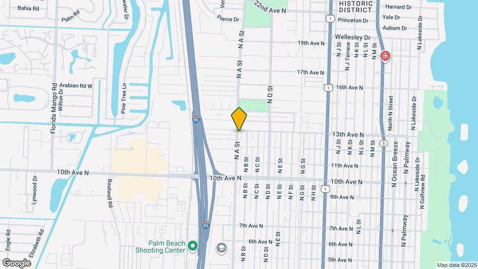 1226 N A St Map and Location Details