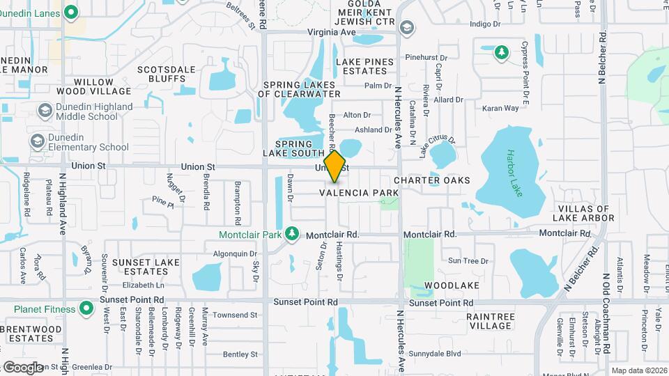 2072 Los Lomas Dr Map and Location Details