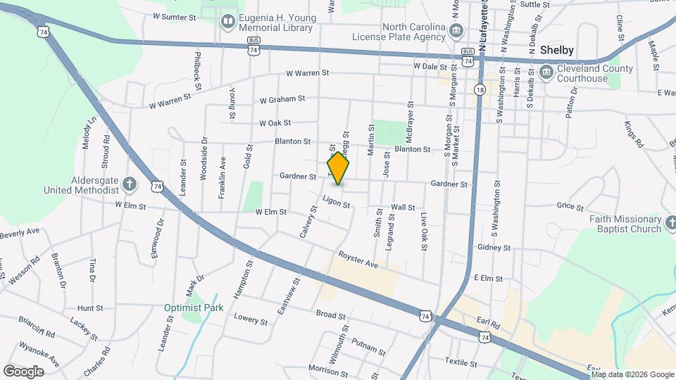 506 Clegg St Map and Location Details