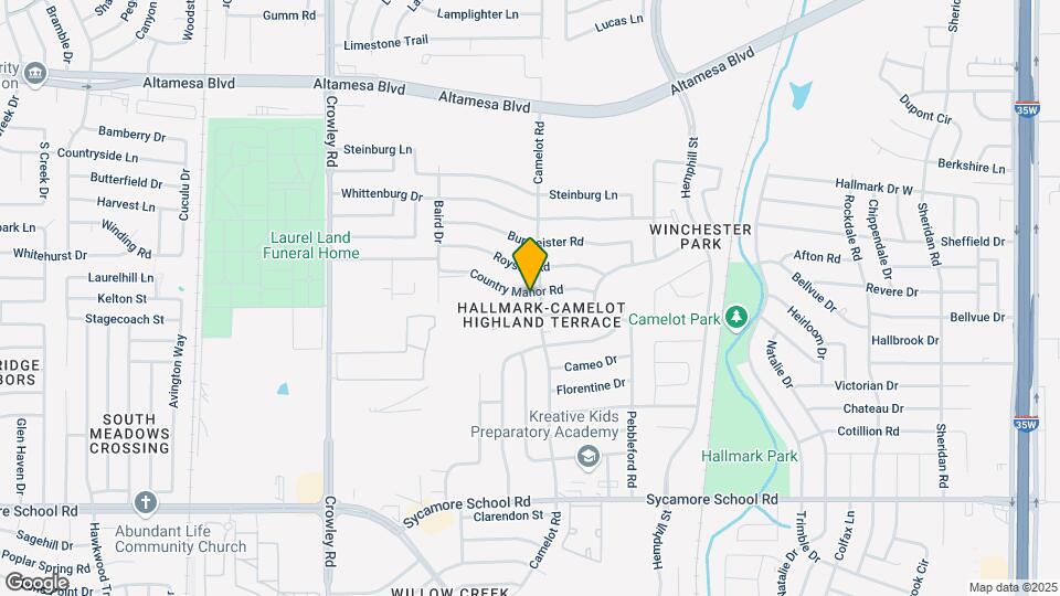 1405 Country Manor Rd Map and Location Details