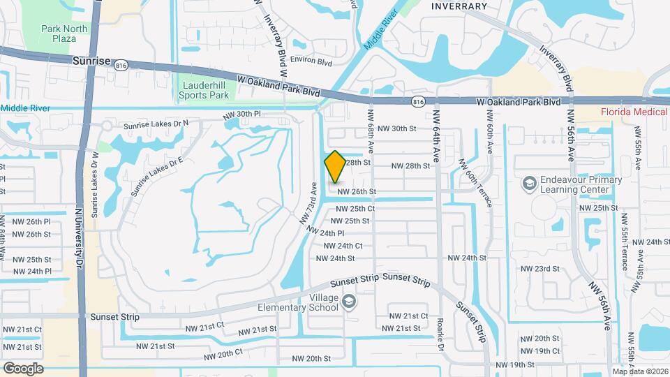 6881 NW 26th St Mapa y Detalles de la Ubicación
