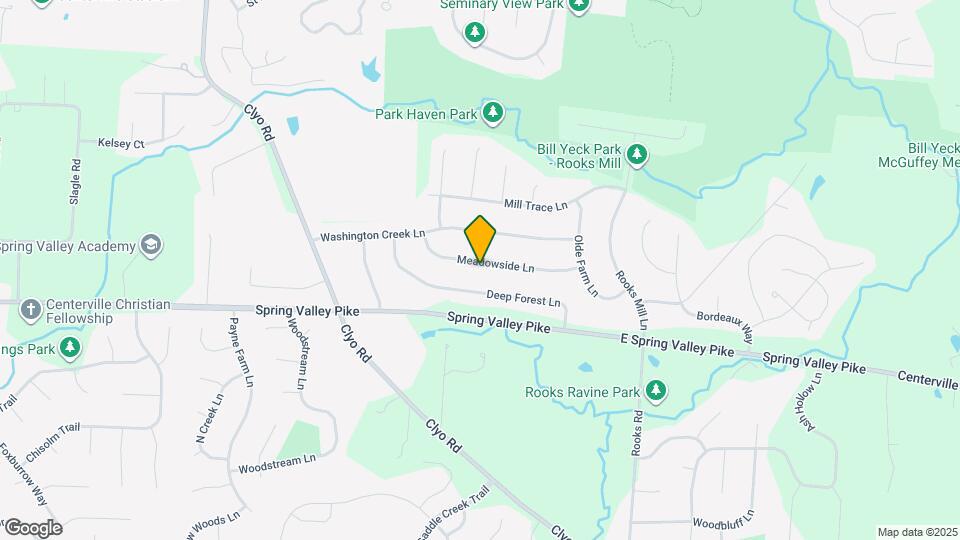 2032 Meadowside Ln Map and Location Details