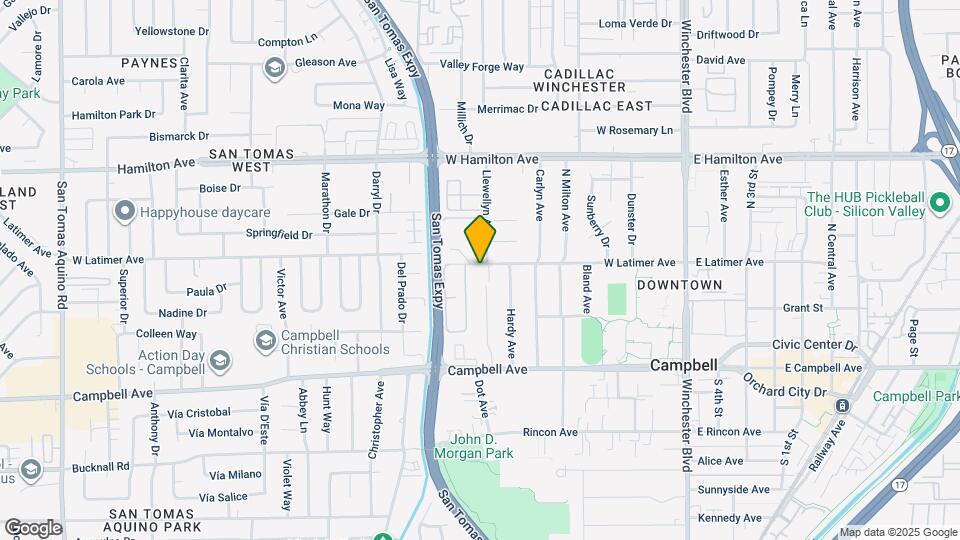 496 W Latimer Ave Mapa y Detalles de la Ubicación