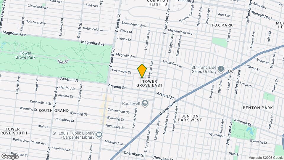 2920 Louisiana Ave Map and Location Details