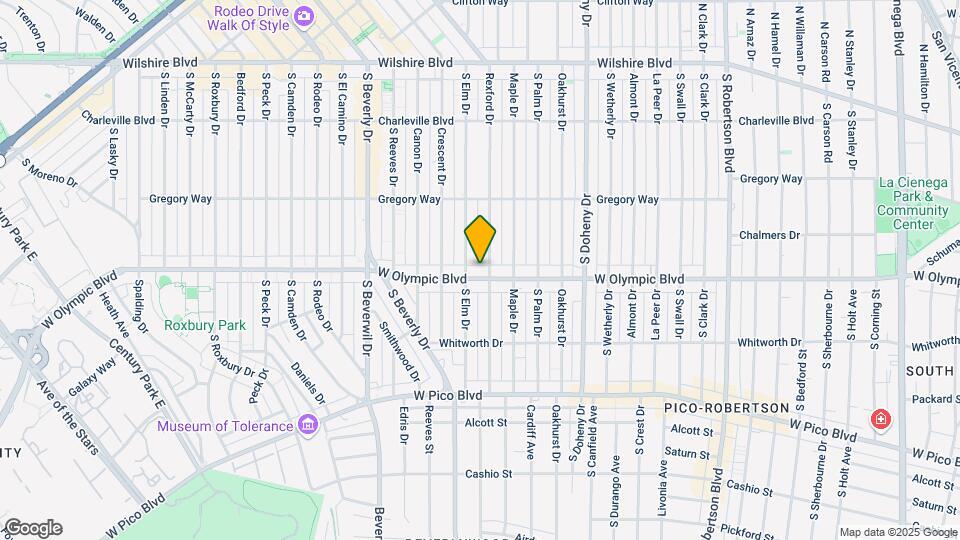 9309 W Olympic Blvd Map and Location Details